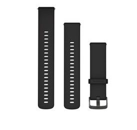 Garmin Wristbands For Smartwatch - 010-13256-21 Garmin Replacement Band (22mm) Silicone Black-slate Gray